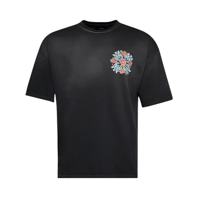 Pre-owned Amiri Out For Trouble Oversized Tee 'black' | Men's Size Xs