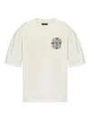 Amiri Rose-embellished T-shirt In White