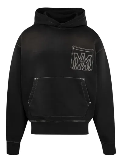 AMIRI OUTLINE-POCKET HOODIE