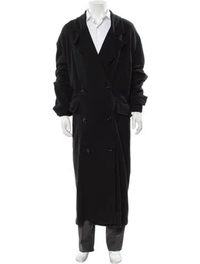 Pre-owned Amiri Overcoat In Black