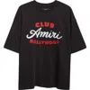 Amiri Club  Oversized Tee In Black