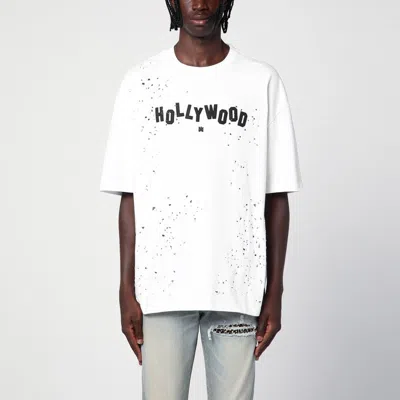 Amiri Oversize Hollywood Shotgun T-shirt White Men