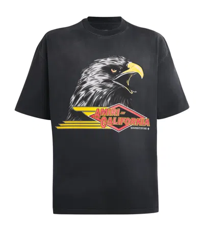 AMIRI OVERSIZED COTTON EAGLE T-SHIRT