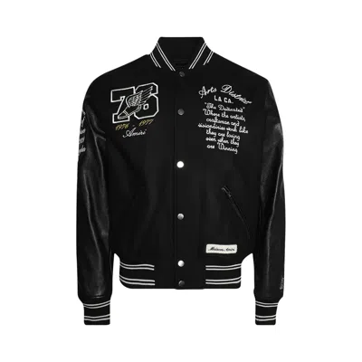 Pre-owned Amiri Oversized Eagle Varsity Jacket 'black' | Men's Size M