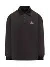 Amiri Oversized Polo With Embroidery In Black