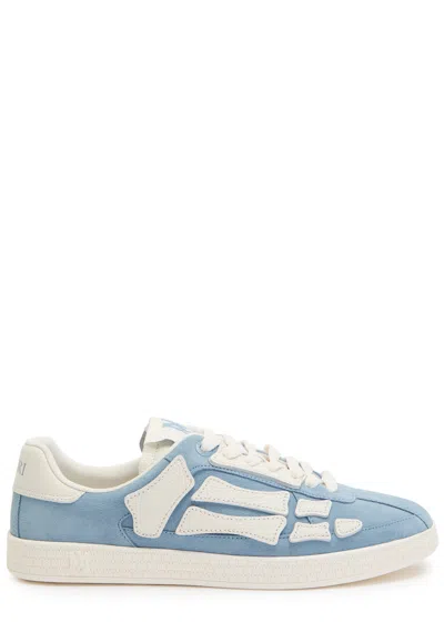 AMIRI AMIRI PACIFIC BONES APPLIQUÉD SUEDE SNEAKERS