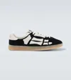 Amiri Pacific Bones Sneakers In Leather In Black