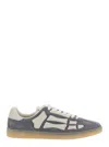 Amiri Pacific Bones Suede Sneakers In Blue