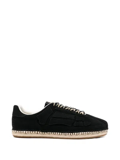 Amiri Pacific Bones Espadrille In Black