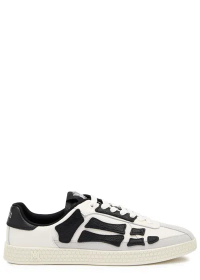 AMIRI AMIRI PACIFIC BONES PANELLED LEATHER SNEAKERS