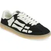 Amiri Pacific Bones Black Low Top Sneakers With Logo Patch On The Tongue And Logo Lettering On The Heel In In Black