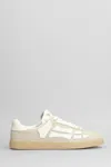Amiri Mens Pacific Bones Branded Suede Low-top Trainers Brow