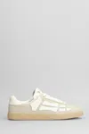 Amiri Mens Pacific Bones Branded Suede Low-top Trainers Brow