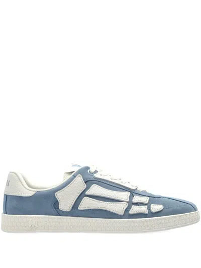 Amiri Pacific Bones Skeleton Sneakers In Blue