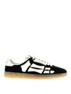 Amiri 'pacific Bones' Black Sneakers With Contrasting Side Patches And Logo Patch On The Tongue In Black