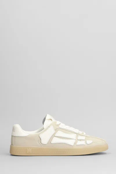 AMIRI PACIFIC BONES SNEAKERS IN BEIGE SUEDE