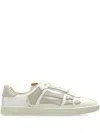 Amiri Off-white Pacific Bones Sneakers In White