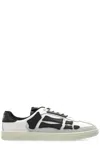 Amiri Pacific Bones Sneakers In White/black