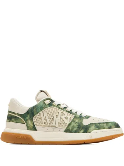 Amiri Camo Classic Low Top Sneaker In White