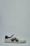 Amiri Pacific Low Top Sneaker With Star Patches In White