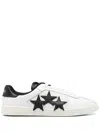 Amiri Pacific Low Top Sneaker With Star Patches In White