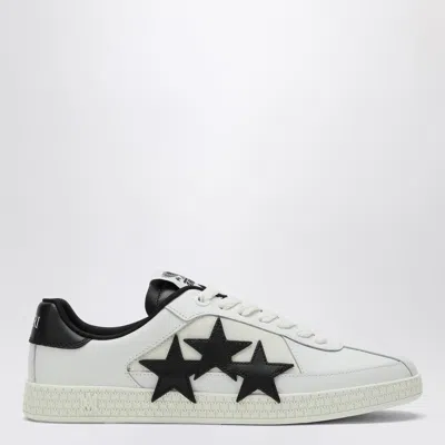 AMIRI AMIRI PACIFIC SNEAKERS BLACK AND WHITE WITH STARS