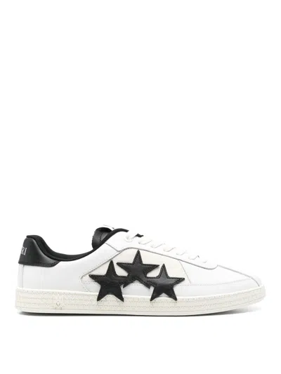 AMIRI PACIFIC SNEAKERS IN LEATHER WITH STARS