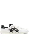 Amiri Pacific Low Top Sneaker With Star Patches In Black