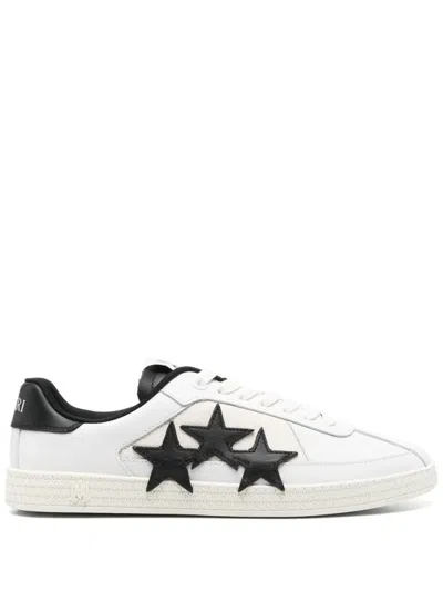 AMIRI PACIFIC SNEAKERS IN LEATHER WITH STARS