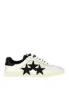 Amiri Pacific Low Top Sneaker With Star Patches In White