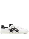 Amiri Pacific Low Top Sneaker With Star Patches In White