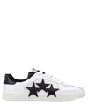 Amiri Pacific Low Top Sneaker With Star Patches In White