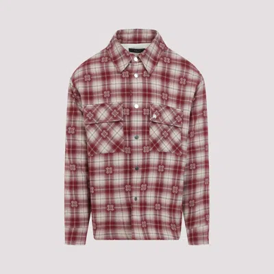 Amiri Padded Overshirt In Red