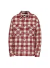 Amiri Insulated Shirt Jacket In Red