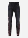 Amiri Painter Skinny Jeans In Black