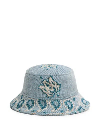 Amiri Paisley Ma Blanket Bucket Hat In Blue