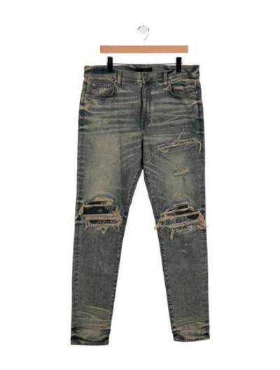 Pre-owned Amiri Paisley Print Pants In Multicolor