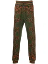 Amiri Paisley-print Track Pants In Grün