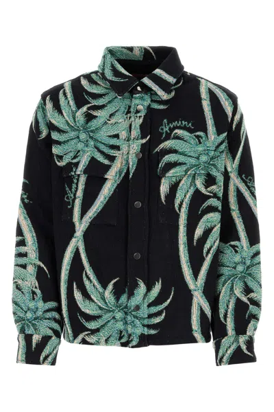 AMIRI AMIRI EMBROIDERED COTTON SHIRT