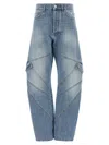 Amiri Panel Jeans In Blue