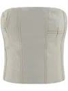 Amiri Bustier Top In Neutrals