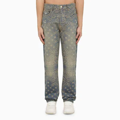 Amiri Trousers In Blue