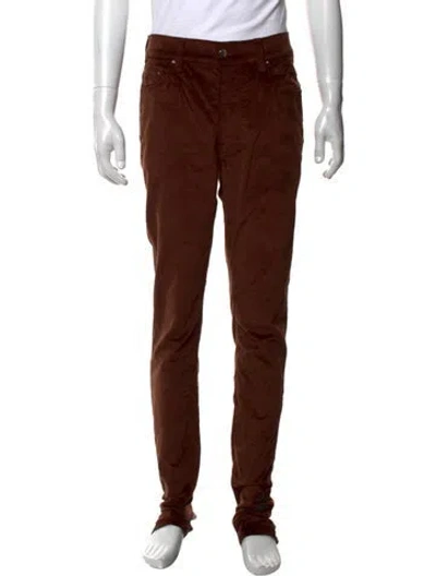 Pre-owned Amiri Pants In Brown