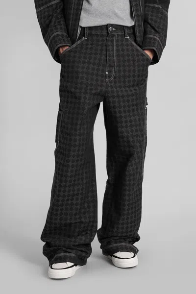 AMIRI PANTS IN BLACK COTTON