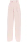 AMIRI PANTS WITH WIDE LEG AND PLEATS