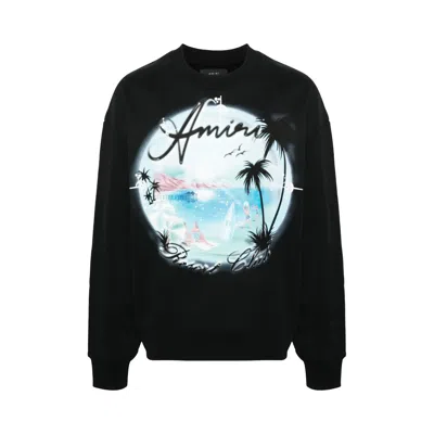 Pre-owned Amiri Paradise Airbrush Crew T-shirt 'black' | Men's Size Xl