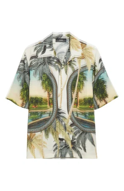 AMIRI AMIRI PARADISE BOWLING SHIRT
