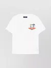 Amiri White Crewneck Printed T-shirt In White