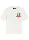Amiri White Crewneck Printed T-shirt In White