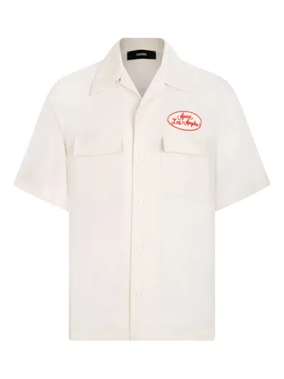 Amiri Patches Shirt In White